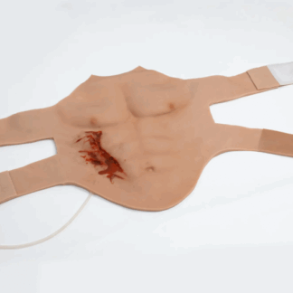 Chest Overlay with Shrapnel Wound – Giyilebilir Göğüs Travması Eğitim Simülasyonu