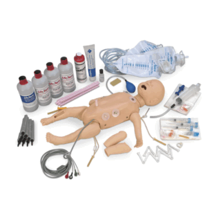 Life/form® Deluxe Complete Infant CRiSis Manikin, bebekler için PALS ve CPR eğitimi için gerçekçi bir simülatör.
