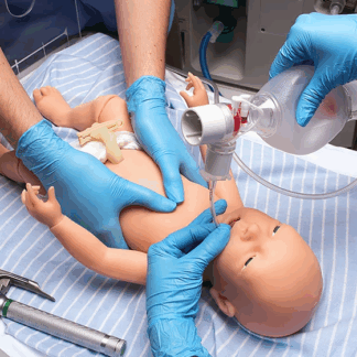 Newborn PEDI S109 Yenidoğan Becerileri Eğitim Simülatörü, CPR ve hava yolu yönetimi eğitimi