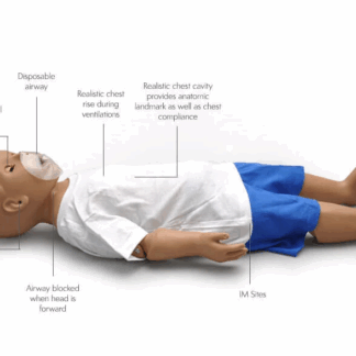 One-Year-Old CPR Patient Simulator S111, pediatrik CPR ve ventilasyon eğitimi için gerçekçi simülatör